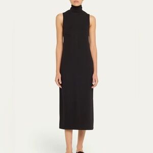 Vince sleeveless turtleneck midi dress